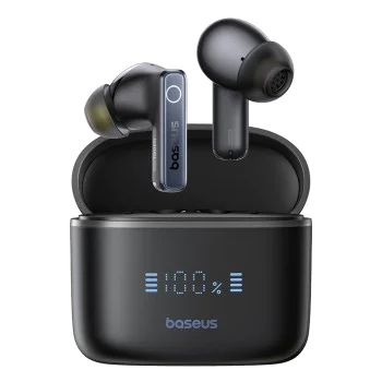 Безжични слушалки с True Wireless - Baseus Bowie 30 (A00073100126-00) - Cosmic Black