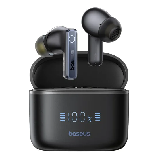 Безжични слушалки с True Wireless - Baseus Bowie 30 (A00073100126-00) - Cosmic Black