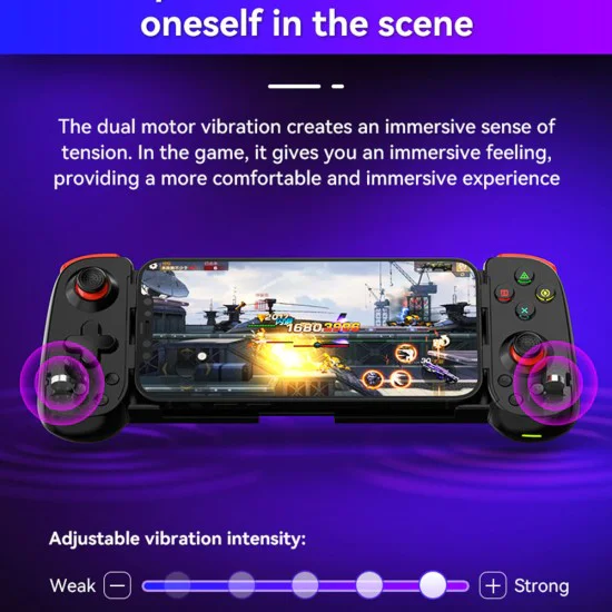 Безжичен контролер, 400mAh, Bluetooth - (D6 DP) - черен