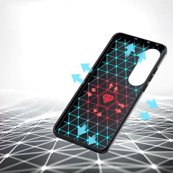 Калъф за OnePlus Nord CE4 Lite - Carbon Silicone - Черен