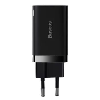 Букса за зарядно, 2в1, 30W - Baseus Super Si Pro (CCSUPP-E01) - Черна
