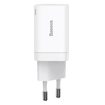 Зарядно устройство Priza Char, 2в1, 30W - Baseus Super Si Pro (CCSUPP-E02) - Бяло