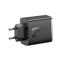 USB Rapid Charger, Type-C, 65W - Baseus Cube Pro (P1015230101113-00) - Черен