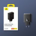 USB Rapid Charger, Type-C, 65W - Baseus Cube Pro (P1015230101113-00) - Черен