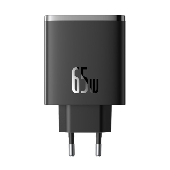 USB Rapid Charger, Type-C, 65W - Baseus Cube Pro (P1015230101113-00) - Черен