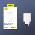 USB Rapid Charger, Type-C, 65W - Baseus Cube Pro (P10152301213-00) - Бял