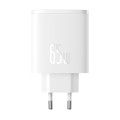 USB Rapid Charger, Type-C, 65W - Baseus Cube Pro (P10152301213-00) - Бял