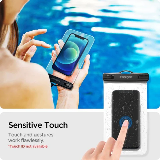 Универсален калъф за телефон (комплект от 2) - Spigen Waterproof Case A601 - Прозрачен