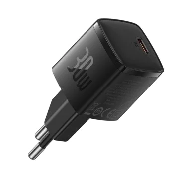 Char charger EU Type-C, 30W - Baseus Cube Pro (CCXF000301) - Черен