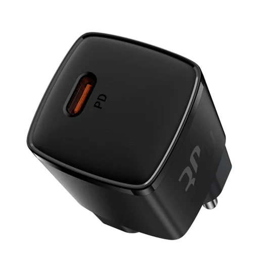 Char charger EU Type-C, 30W - Baseus Cube Pro (CCXF000301) - Черен