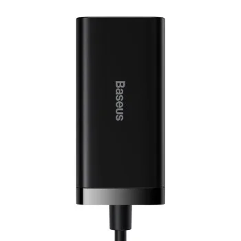 Зарядно устройство 4в1, 100W + Type-C кабел - Baseus GaN3 Pro (CCGP000101) - черно