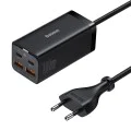 Зарядно устройство 4в1, 100W + Type-C кабел - Baseus GaN3 Pro (CCGP000101) - черно