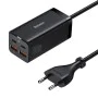 Зарядно устройство 4в1, 100W + Type-C кабел - Baseus GaN3 Pro (CCGP000101) - черно