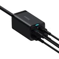 Зарядно устройство 4в1, 100W + Type-C кабел - Baseus GaN3 Pro (CCGP000101) - черно