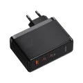 3в1 EU зарядно устройство, 160 W, кабел Type-C - Baseus GaN5 Pro Digital (P10110825113113-00) - черно