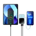 Външна батерия 2x Lightning, Type-C, USB, 20000mAh, 20W - Baseus Qpow Pro (PPQD030003) - Син