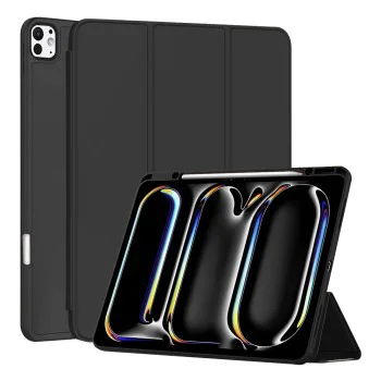 Калъф за iPad Pro 13 (2024) - Flex Trifold - черен