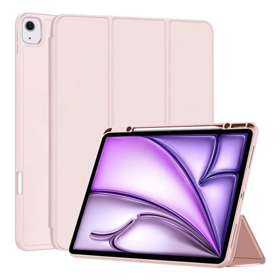 Калъф за iPad Air 13 (2024) - Flex Trifold - Розов