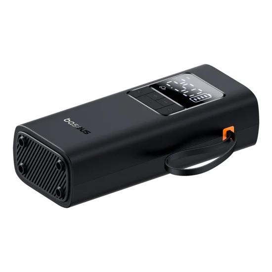 Електрическа помпа с дисплей, кабел, 4000 mAh - Baseus Super Mini Pro (C11159300111-00) - Черен