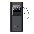 Електрическа помпа с дисплей, кабел, 4000 mAh - Baseus Super Mini Pro (C11159300111-00) - Черен