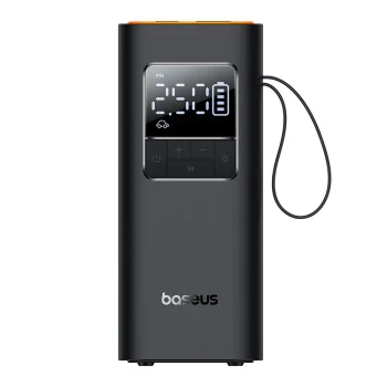 Електрическа помпа с дисплей, кабел, 4000 mAh - Baseus Super Mini Pro (C11159300111-00) - Черен