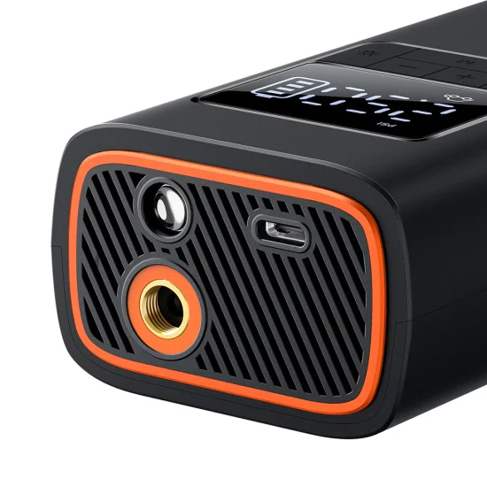 Електрическа помпа с дисплей, кабел, 4000 mAh - Baseus Super Mini Pro (C11159300111-00) - Черен