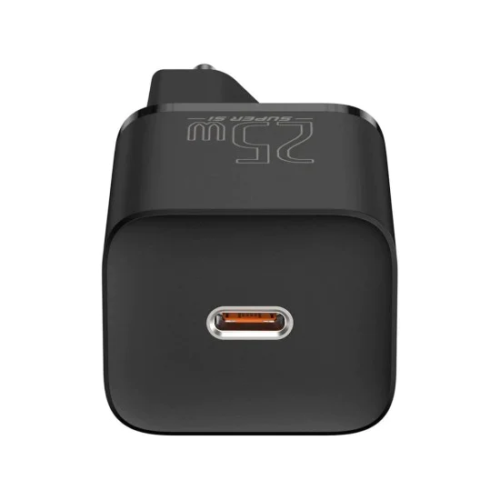 Зарядно устройство Priza, USB-C, 25W - Baseus Super Si 1C (CCSP020101) - черно