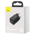 Зарядно устройство Priza, USB-C, 25W - Baseus Super Si 1C (CCSP020101) - черно