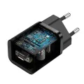 Зарядно устройство Priza, USB-C, 25W - Baseus Super Si 1C (CCSP020101) - черно