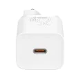 Зарядно устройство Priza, USB-C, 25W - Baseus Super Si 1C (CCSP020102) - Бяло