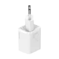 Зарядно устройство Priza, USB-C, 25W - Baseus Super Si 1C (CCSP020102) - Бяло