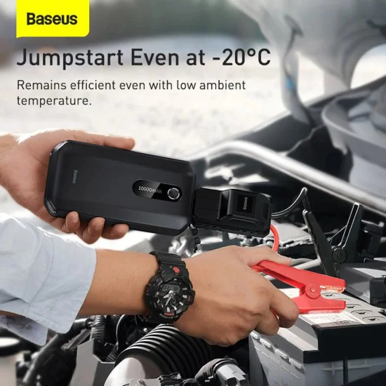 Auto Starter 2in1, 10000mAh, 1000A - Baseus Super Energy Air (C00245501113-00) - Cluster Black