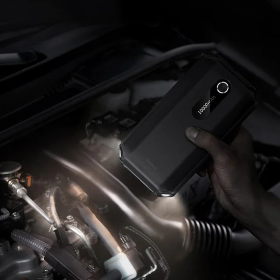 Auto Starter 2in1, 10000mAh, 1000A - Baseus Super Energy Air (C00245501113-00) - Cluster Black