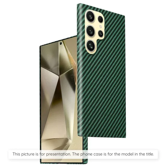 Калъф за Samsung Galaxy S24 Plus - Carbonite FiberShell - Зелен