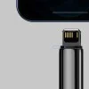 Baseus - Кабел за данни Tugsten Gold (CALWJ-01) - USB към Lightning, 2.4A, 1m - Черен