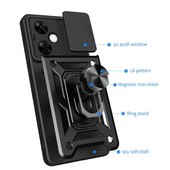 Калъф за OnePlus Nord CE4 Lite - CamShield Series - зелен