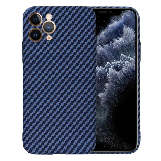 Калъф за iPhone 11 Pro - Carbonite FiberShell - Cyan