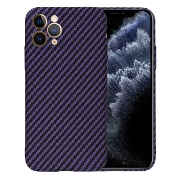 Калъф за iPhone 11 Pro - Carbonite FiberShell - Лилав