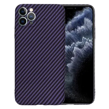 Калъф за iPhone 11 Pro Max - Carbonite FiberShell - Лилав