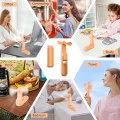Преносим вентилатор 2000mAH, USB - (HZ001) - черен