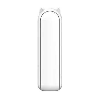 Преносим вентилатор 2000mAH, USB - (HZ001) - Бял