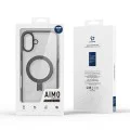 Калъф за iPhone 16 Plus - Dux Ducis Aimo MagSafe Magnetic Stand - Черен