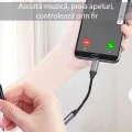 Аудио адаптер Type-C към жак адаптерен кабел - Yesido (YAU19) - черен