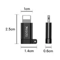 Lightning to Micro-USB 480Mbps OTG адаптер - Yesido (GS05) - черен