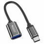 Преходен кабел Type-C към USB 2.0, OTG - Yesido (GS01) - Черен