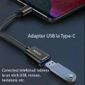 Преходен кабел Type-C към USB 2.0, OTG - Yesido (GS01) - Черен