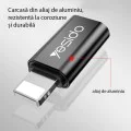 Lightning to Type-C 480Mbps OTG адаптер - Yesido (GS03) - черен