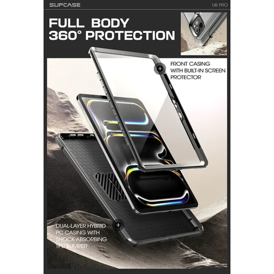 Калъф за iPad Pro 13 (2024) - Supcase Unicorn Beetle Pro - Arctic Blue
