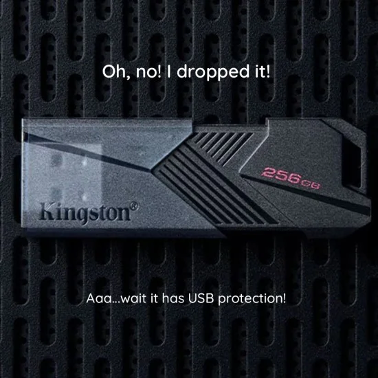 Memory Stick 128GB - Kingston Exodia Onyx (DTXON/128GB) - Черен