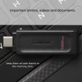 Memory Stick 256GB - Kingston DT70 (DT70/256GB) - черен